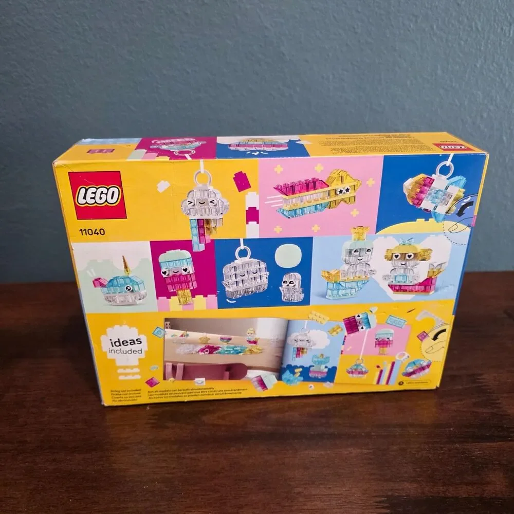 LEGO Classic Magical Transparent Box 11040, 340 Pieces, Complete Set Ideas Inc.